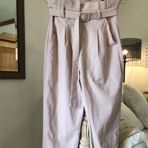 Showpo linen blush pants